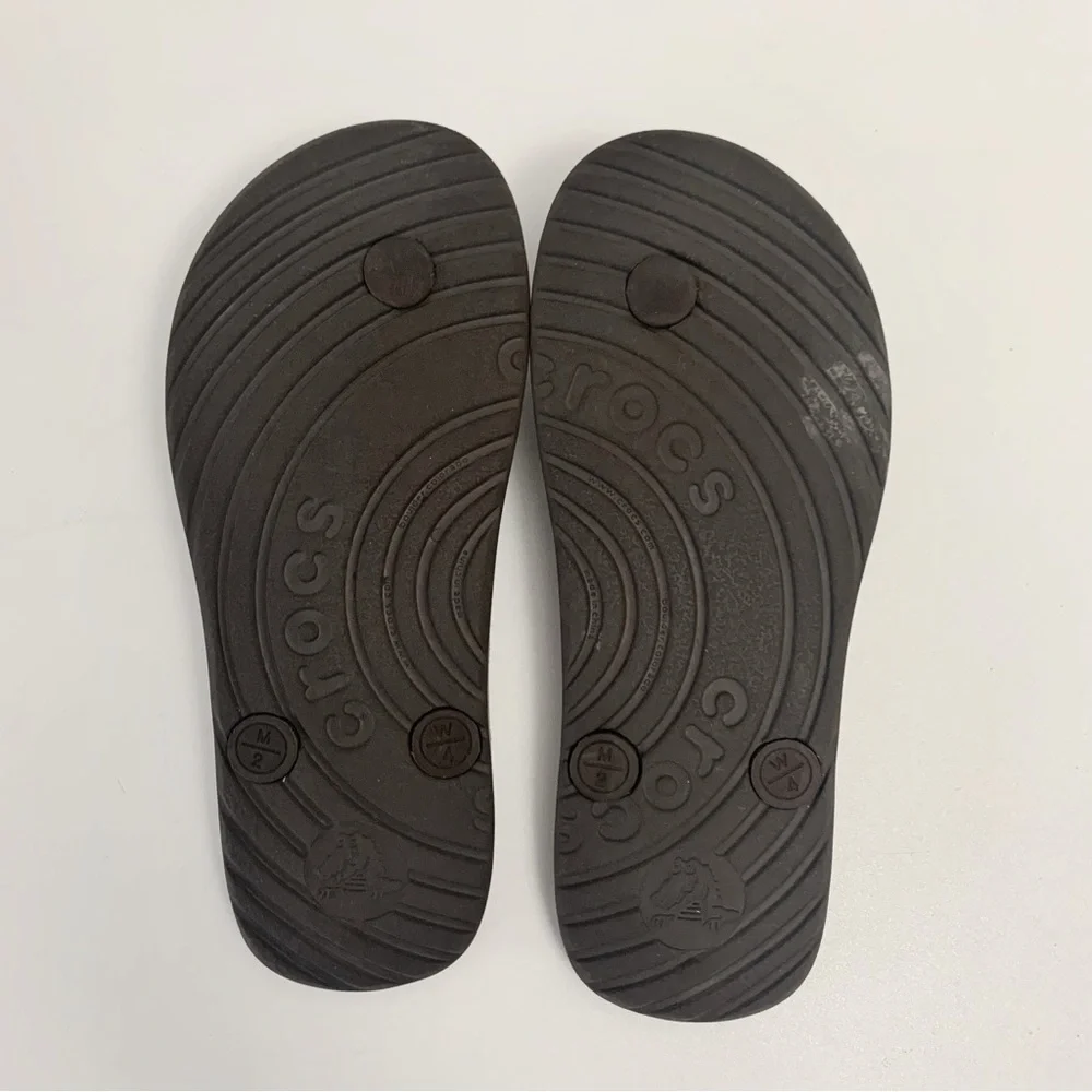 CROCS Kid's Crocband Flip Flop Sandals ~ J3 (2M/4W)